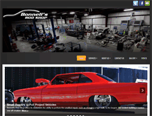 Tablet Screenshot of bonnellsrodshop.com